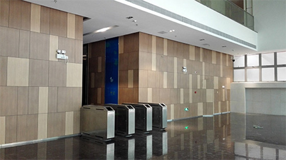 深業U中心使用格林雅防火板的掛墻