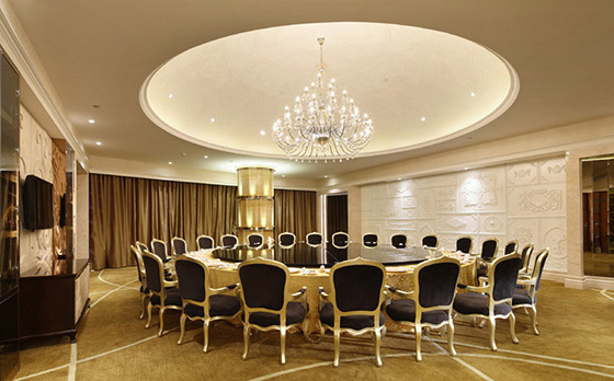 使用格林雅防火板裝修的靜雅海鮮高檔餐廳 使用格林雅防火板裝修的靜雅海鮮高檔餐廳