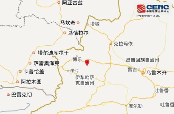 精河地震 精河地震